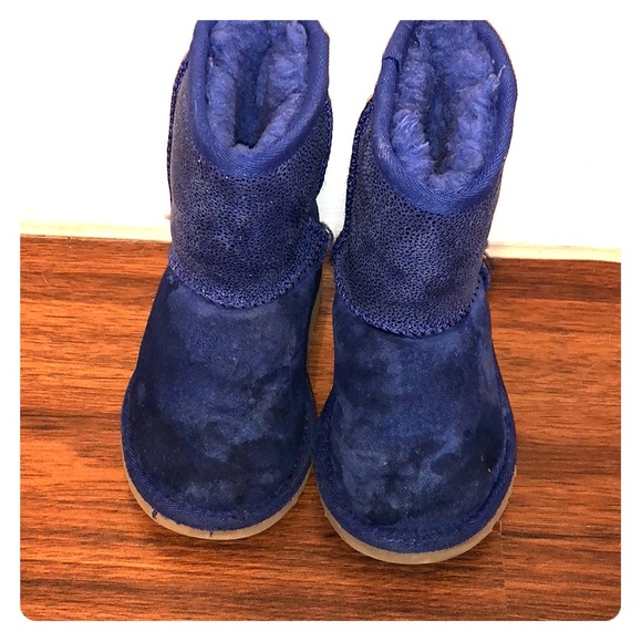 Blue Toddler Ugg Boots - Picture 1 of 3